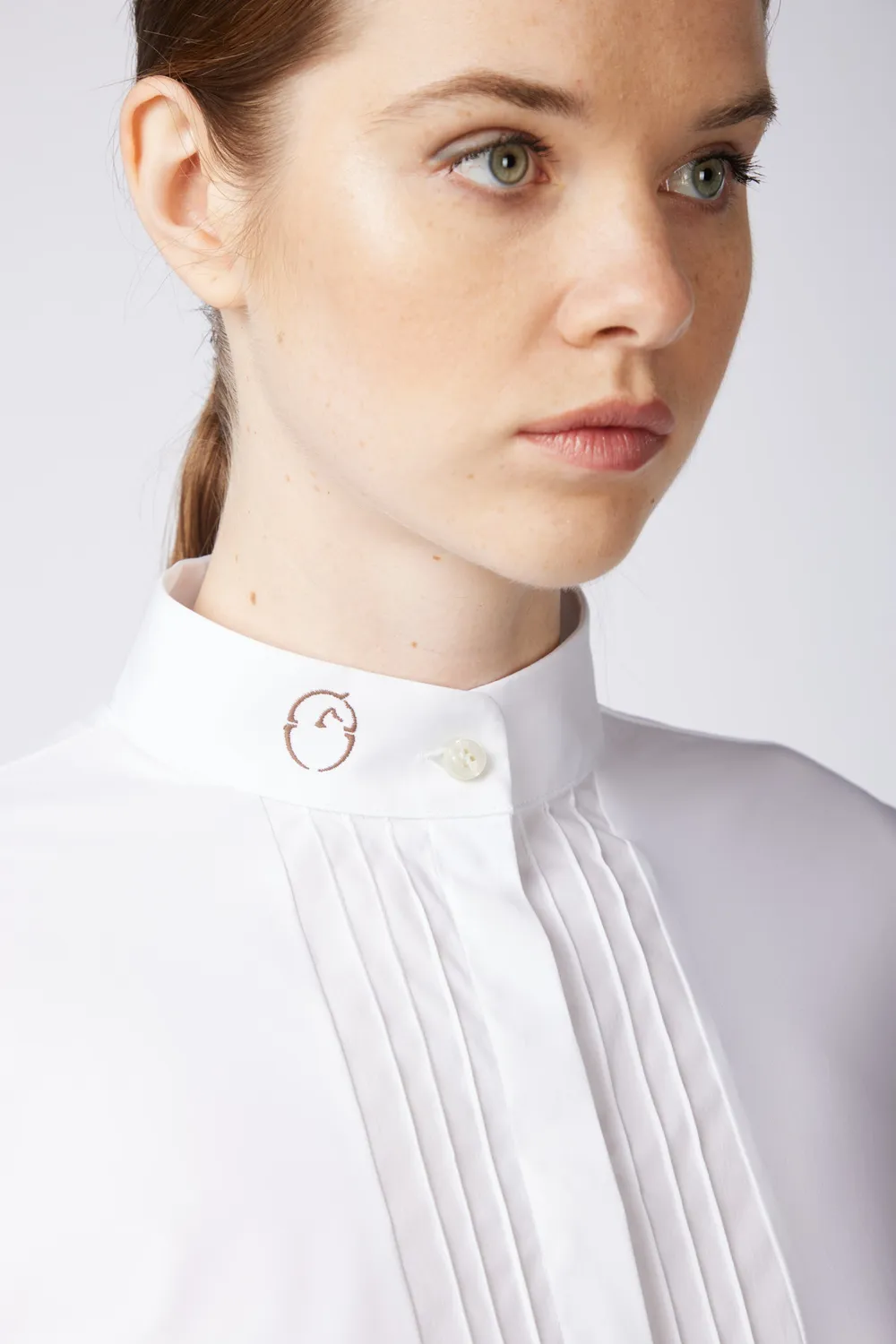 Vestrum Nancy wedstrijdshirt dames optisch wit bi-elastic