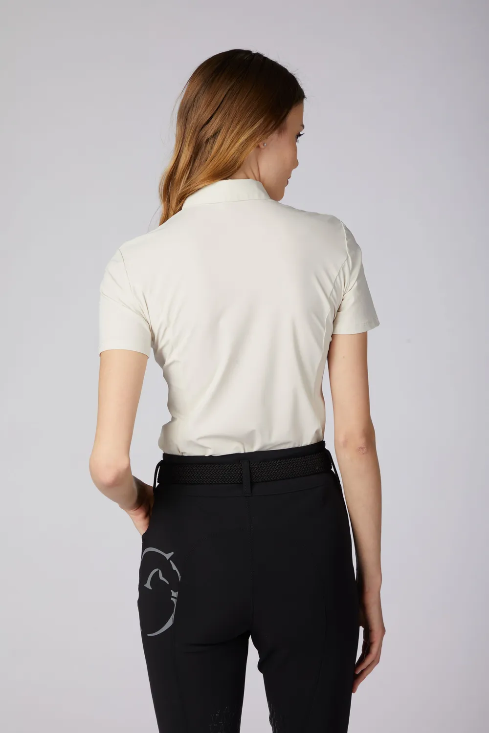 Vestrum Volterra polo dames technische stof micro studs