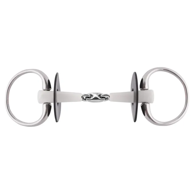 Herm Sprenger Nathe olivenkopftrense bustrens 18 mm dubbel gebroken