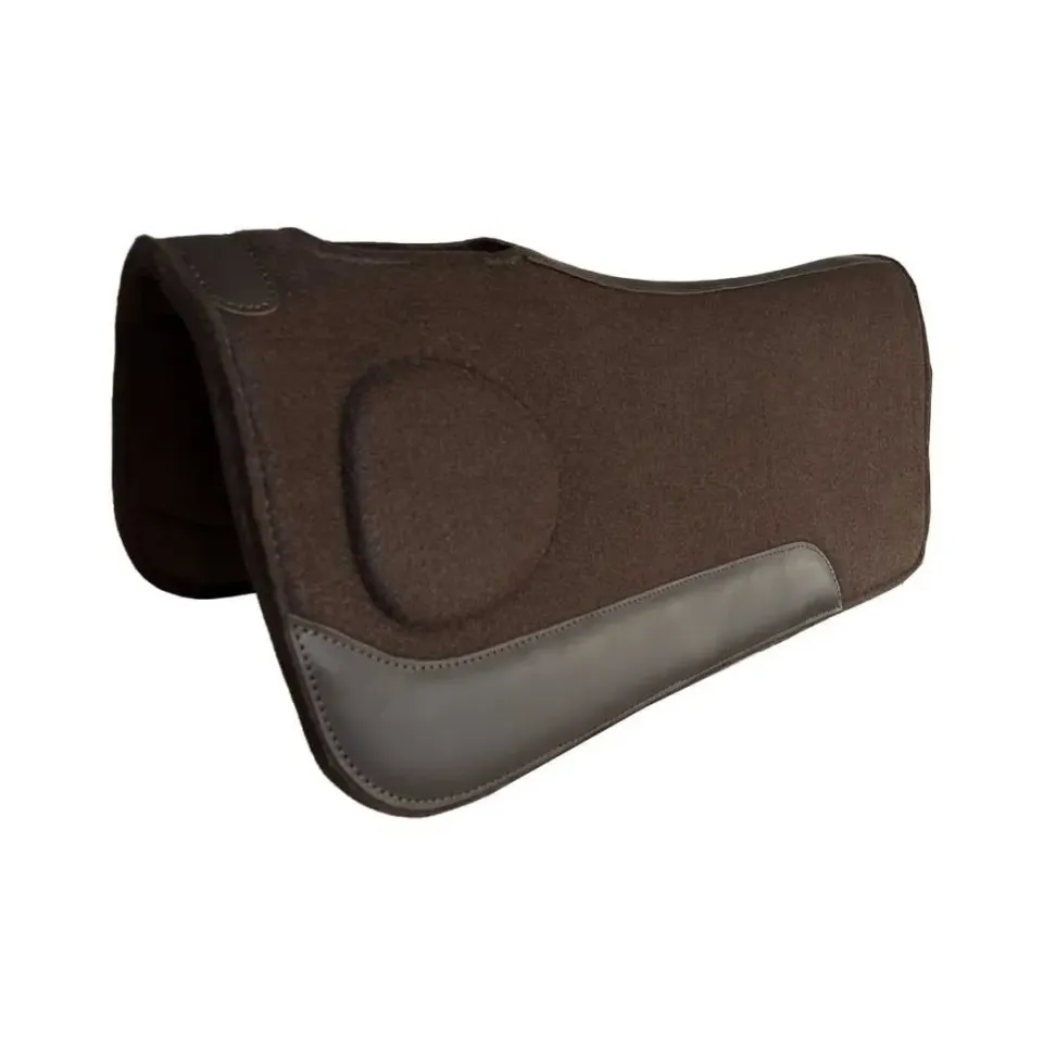 TuffRider Zenith Ease western zadelpad bruin 81x81 vilt