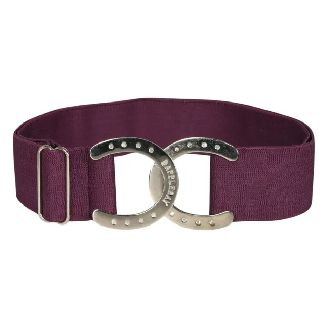 Dapplebay Horse Shoe riem pruim elastisch verstelbaar