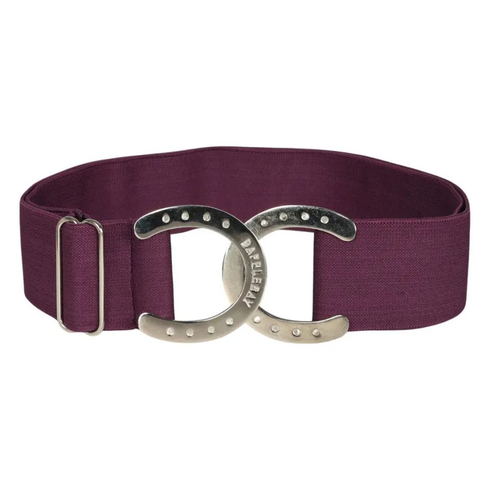 Dapplebay Horse Shoe riem pruim elastisch verstelbaar