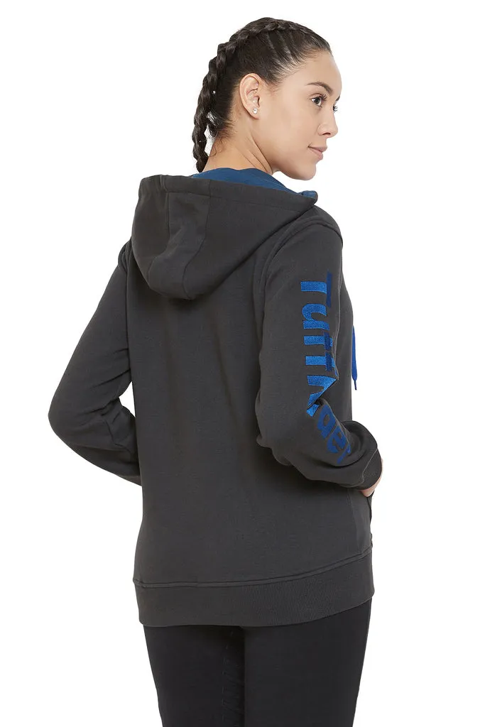 TuffRider Sport hoodie charcoal kangaroo zak katoenmix