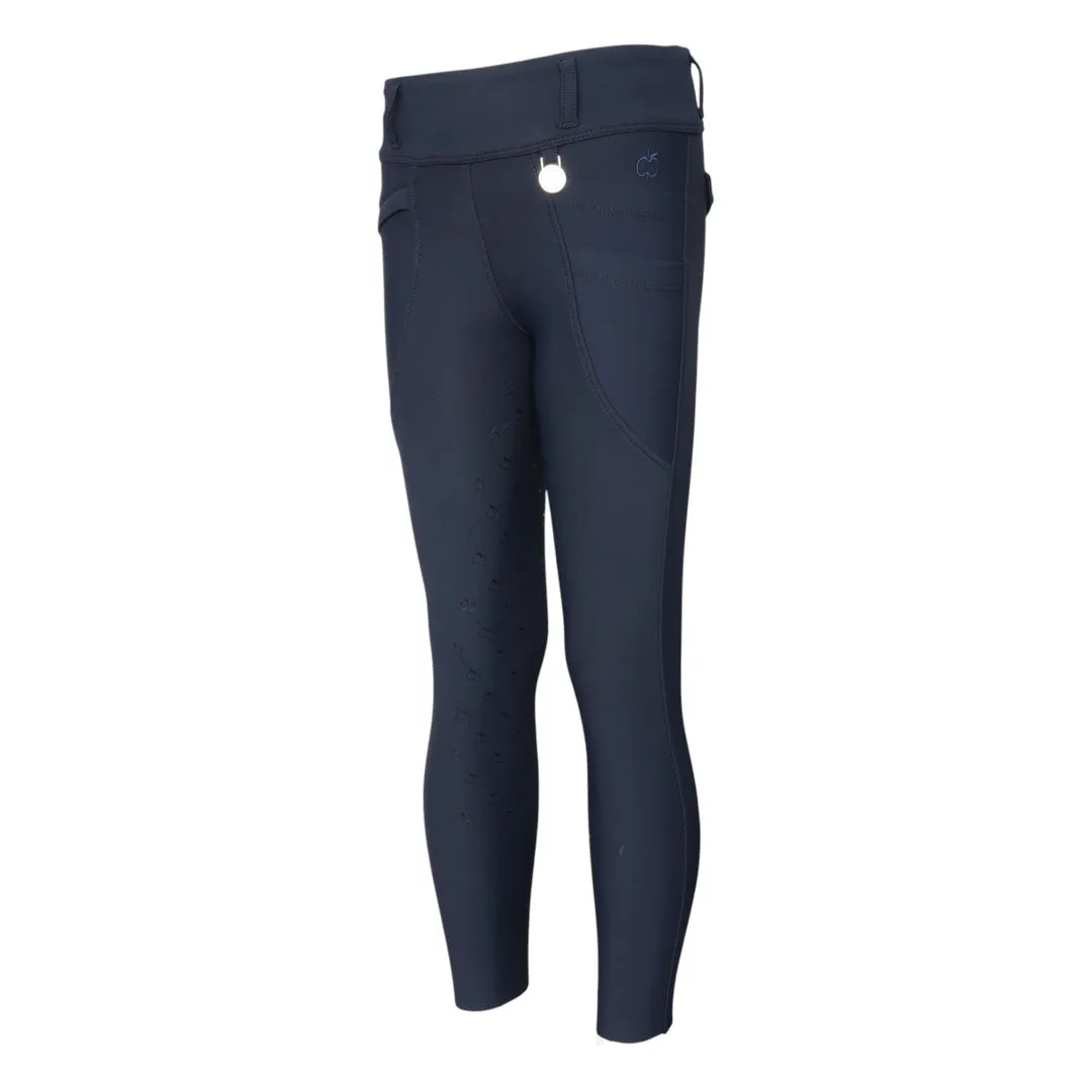 Dapplebay Essential winter rijtights kind navy full seat