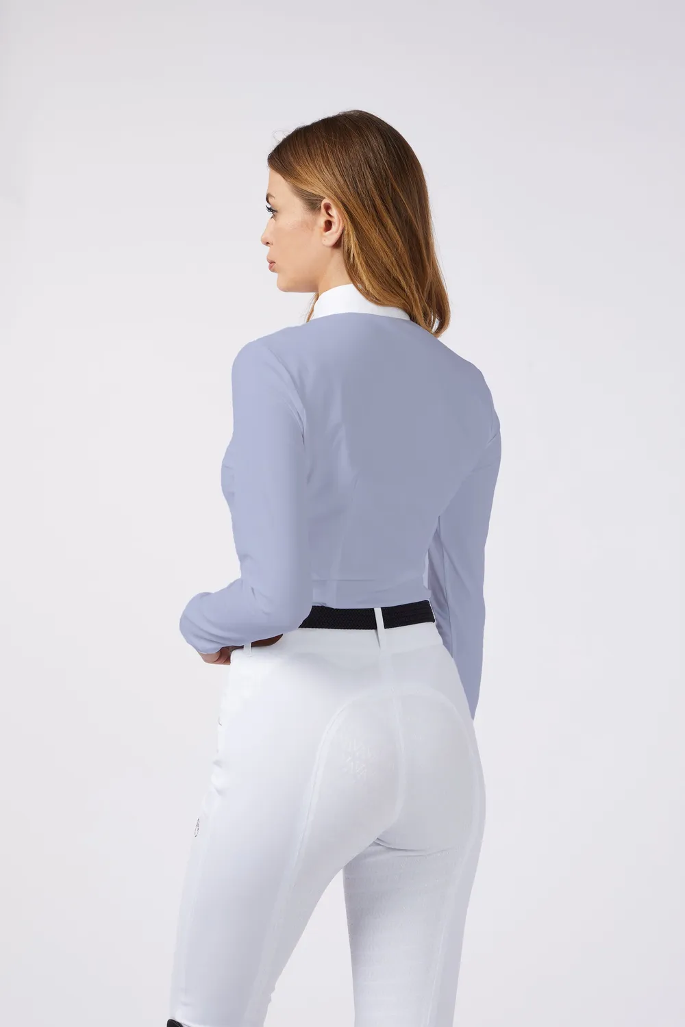 Vestrum Villanova wedstrijdshirt dames optical white met rits
