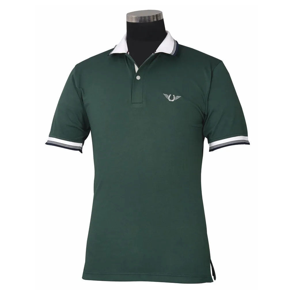TuffRider Mark Polo poloshirt heren navy korte mouw