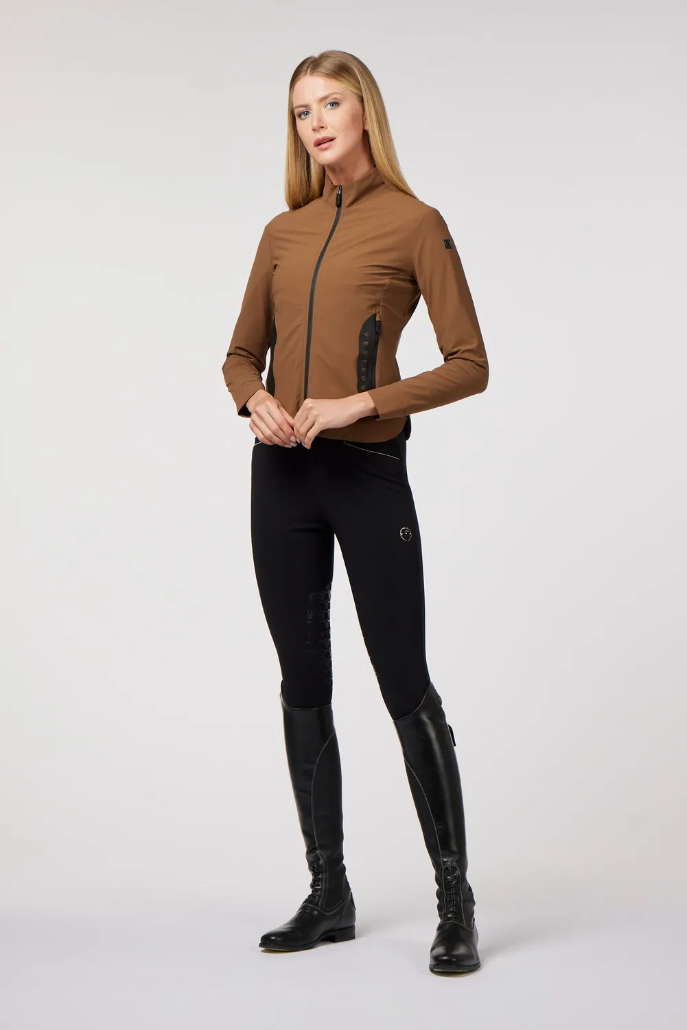 Vestrum Sibari dames softshell zwart waterafstotend