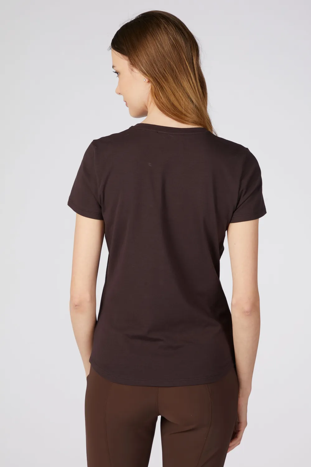 Vestrum Annacy T-shirt dames zwart katoen paardenprint