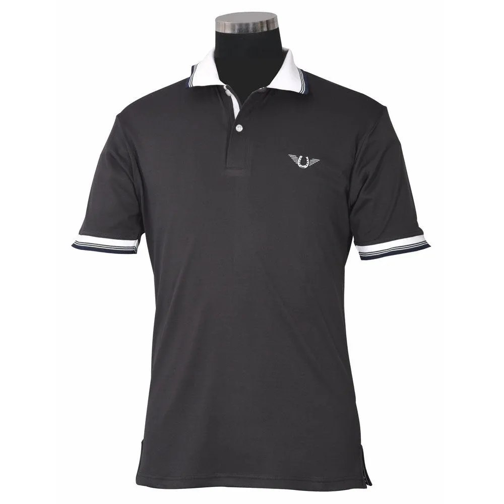 TuffRider Mark Polo poloshirt heren navy korte mouw
