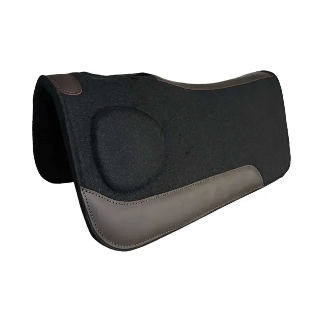 TuffRider Zenith Ease zadelpad zwart 32x32 polyester vilt