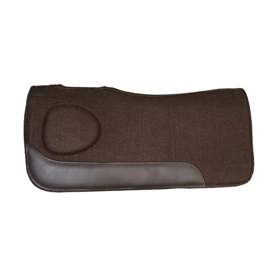 TuffRider Zenith Ease western zadelpad bruin 81x81 vilt