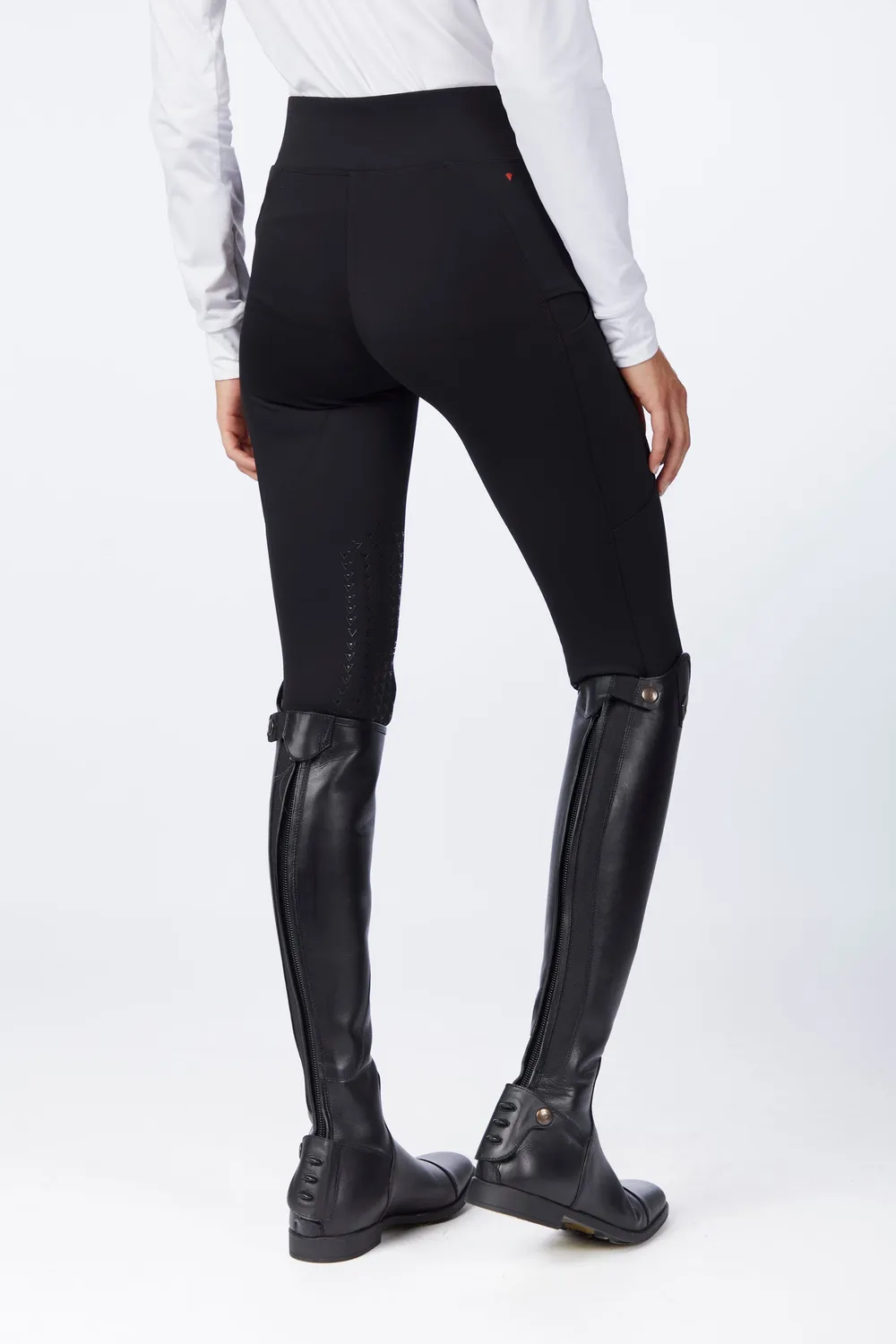 Vestrum Vega rijlegging dames knee grip zwart zakken
