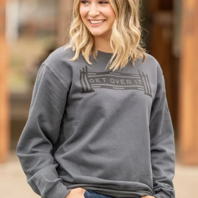 Dapplebay Get Over It sweater charcoal XXL katoen