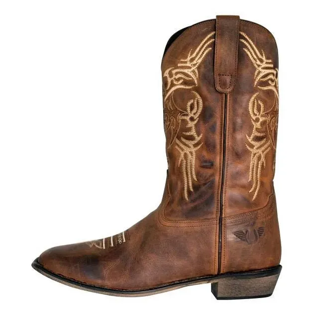 TuffRider Lamar westernlaarzen heren bruin square toe