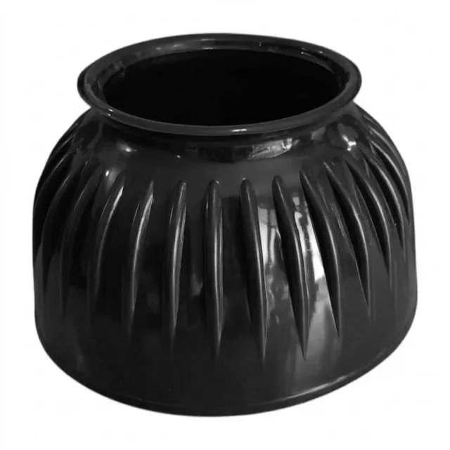 TuffRider Ribbed Rubber springschoenen zwart klittenband