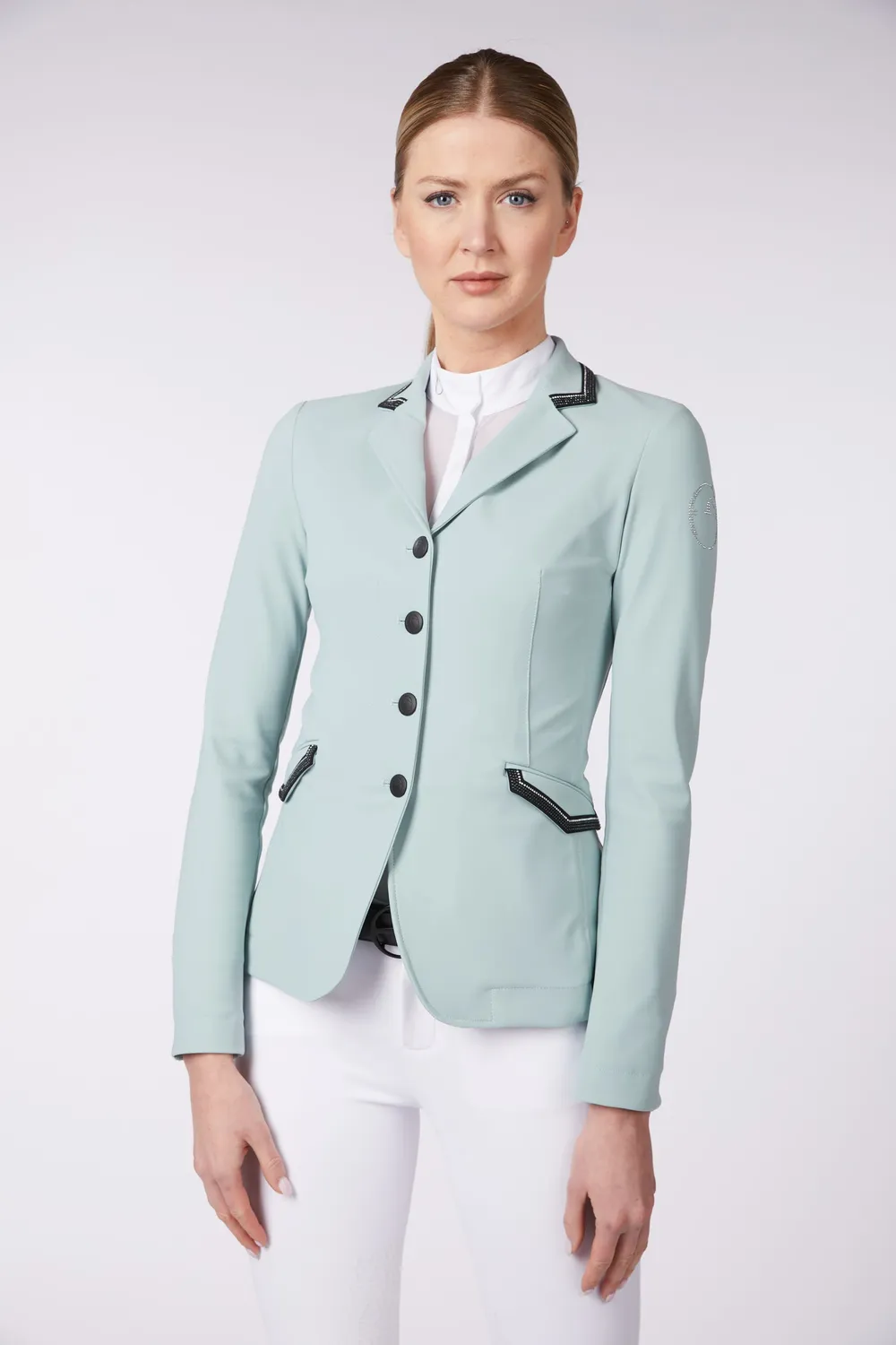 Vestrum Nizza wedstrijdjas dames stretch steentjes