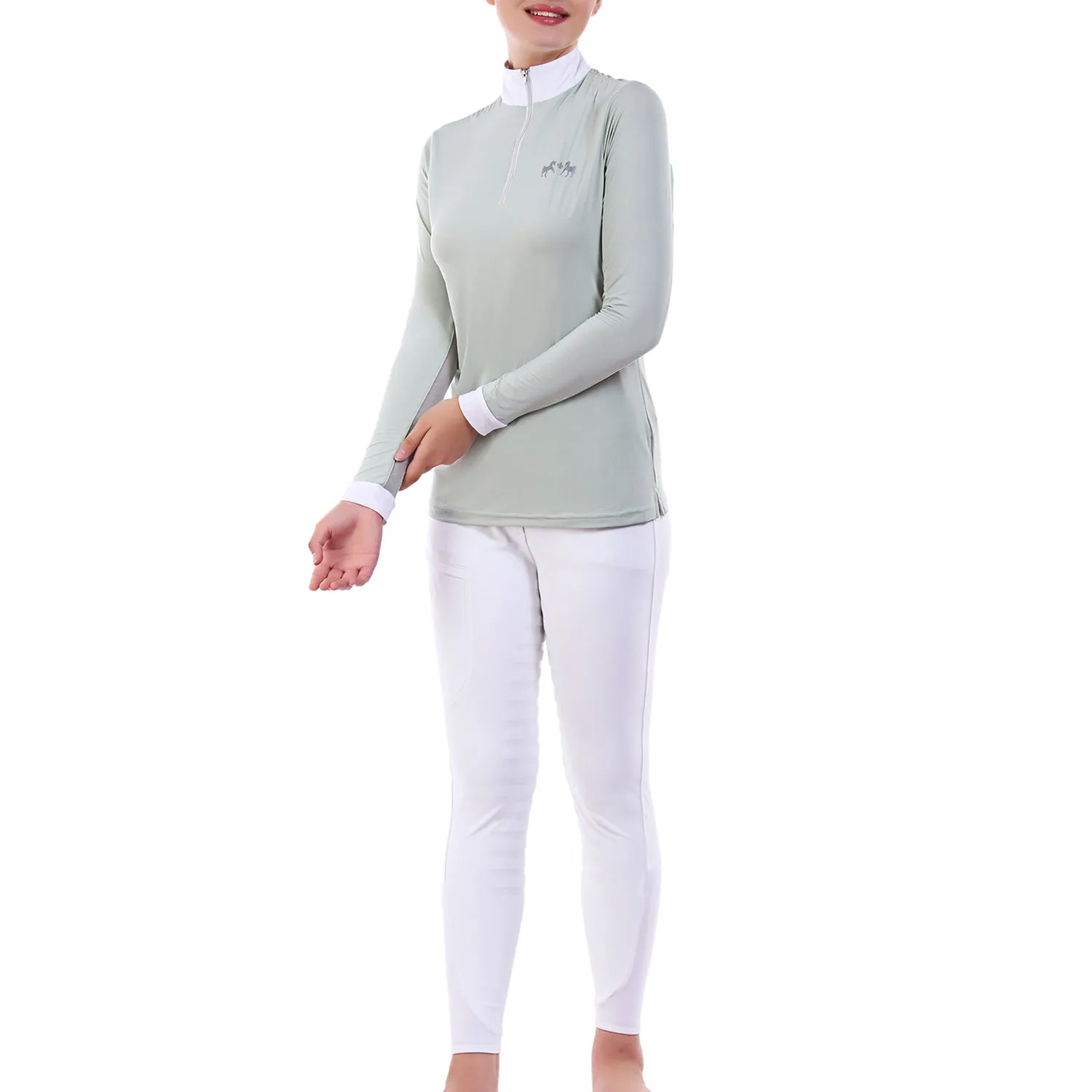 Equine Couture Icefil zonshirt dames zwart