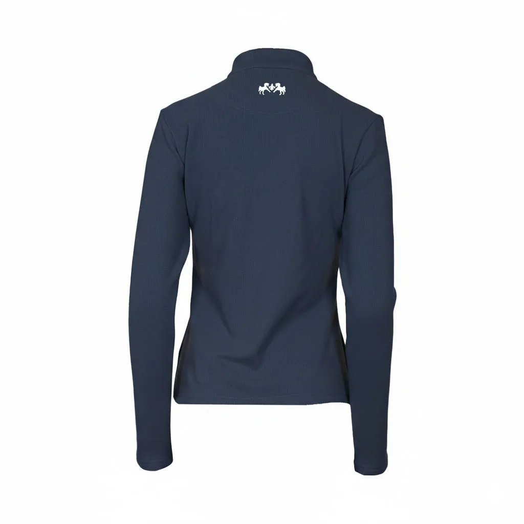 Equine Couture fleece rijshirt lange mouw halfzip 3 kleuren