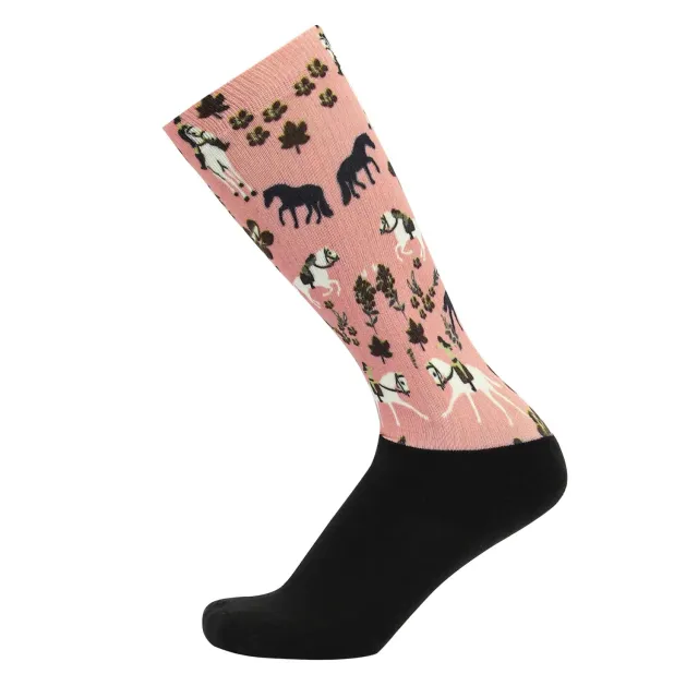 Equine Couture Springtime Schooling laarzensokken print