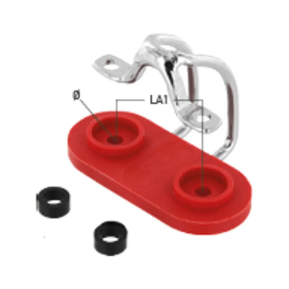 Herm Sprenger Schootgeleider Camlan 3-6 mm met Plaat