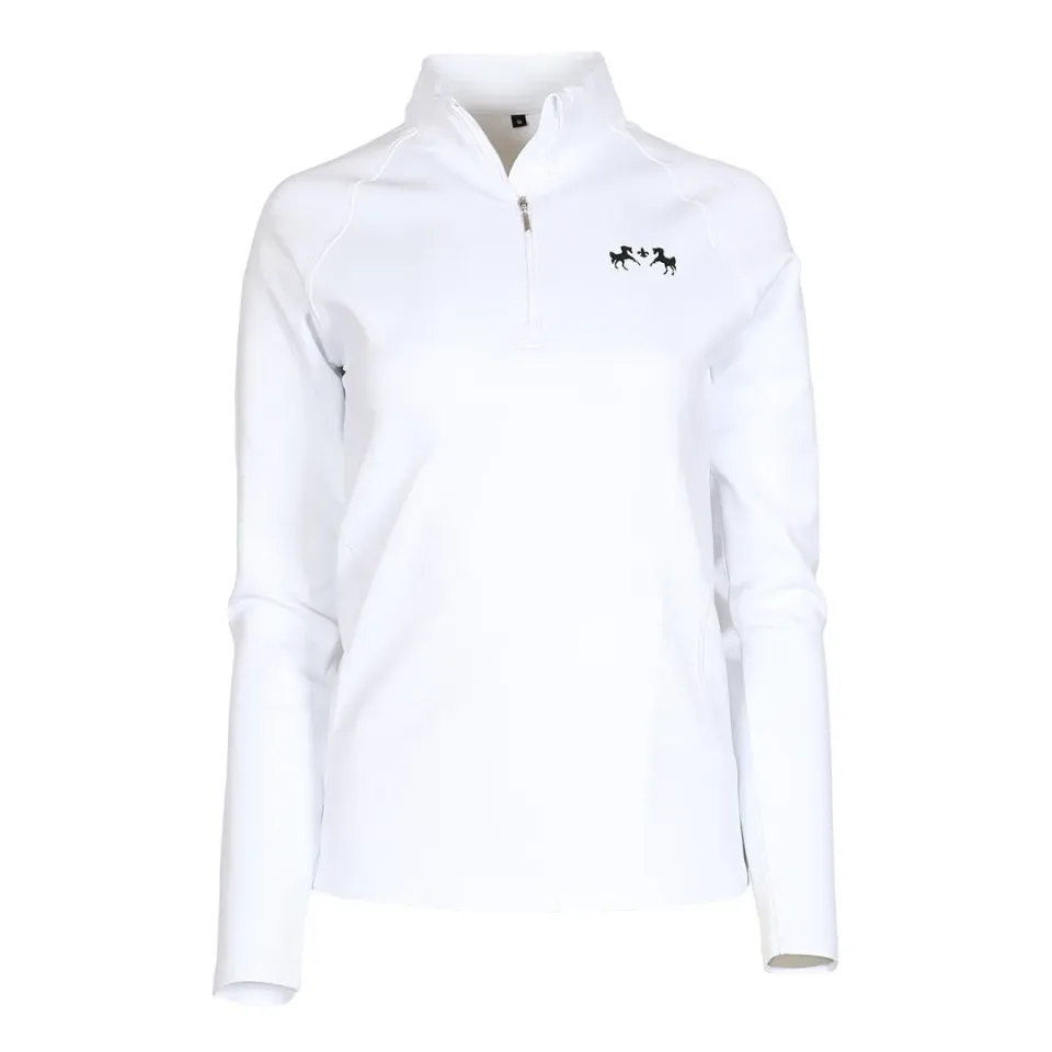 Equine Couture Winter Show Shirt wedstrijdshirt wit stretch
