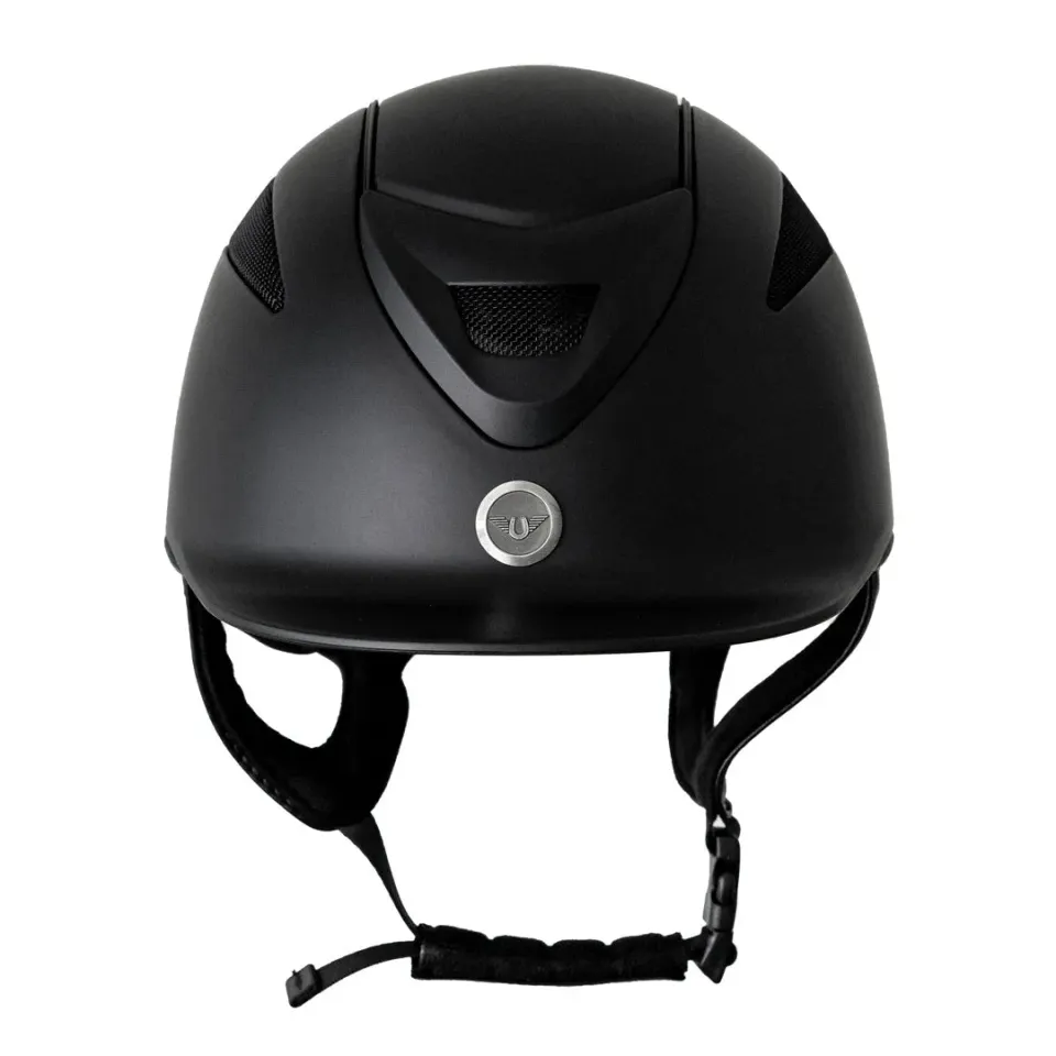 TuffRider Ventek Air rijhelm zwart luchtig