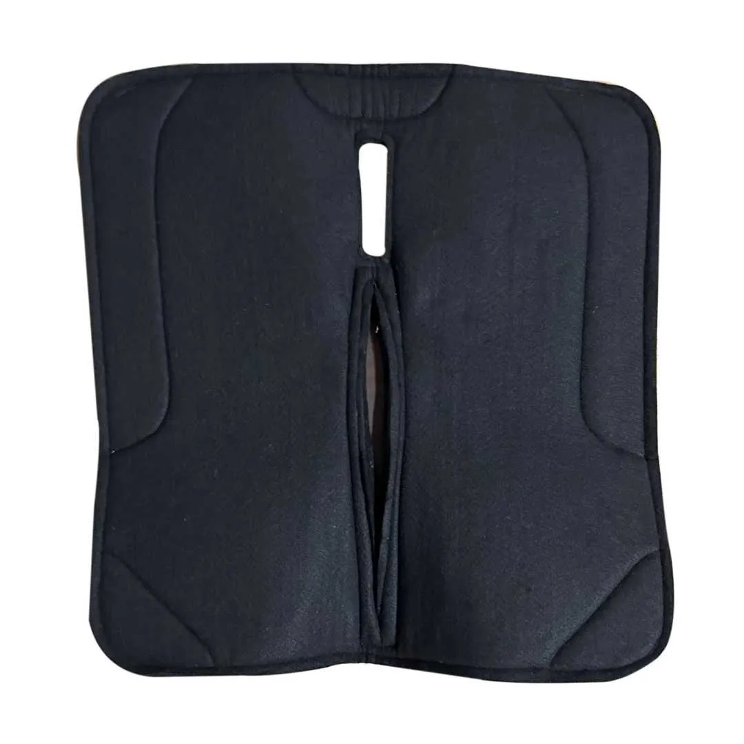 TuffRider Eldon westernpad vilt 32x32 zwart 1 inch