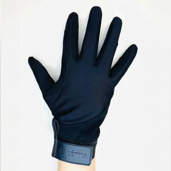 Lettia Shield rijhandschoenen zwart thinsulate maat 6