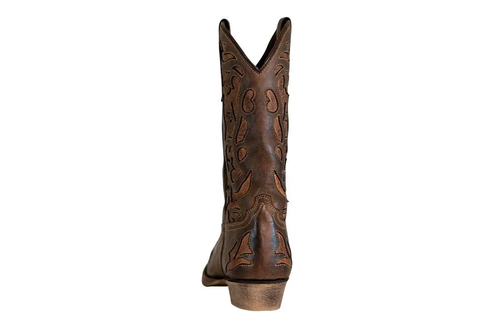TuffRider Jackson western laarzen bruin leer dames
