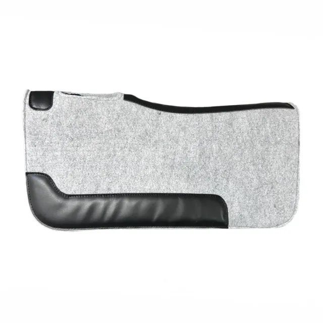 TuffRider Polyester vilten pony westernpad 24x24 Grijs