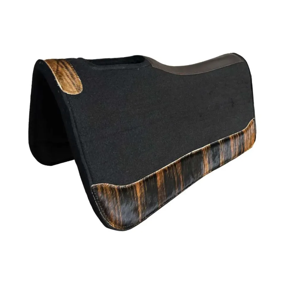 TuffRider Sovereign Stripe westernpad Zwart 32x32 vilt