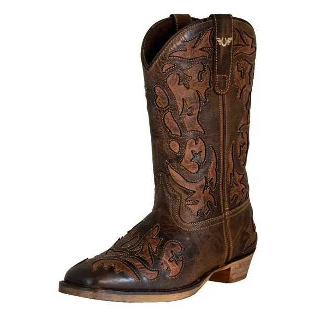TuffRider Jackson western laarzen bruin leer dames