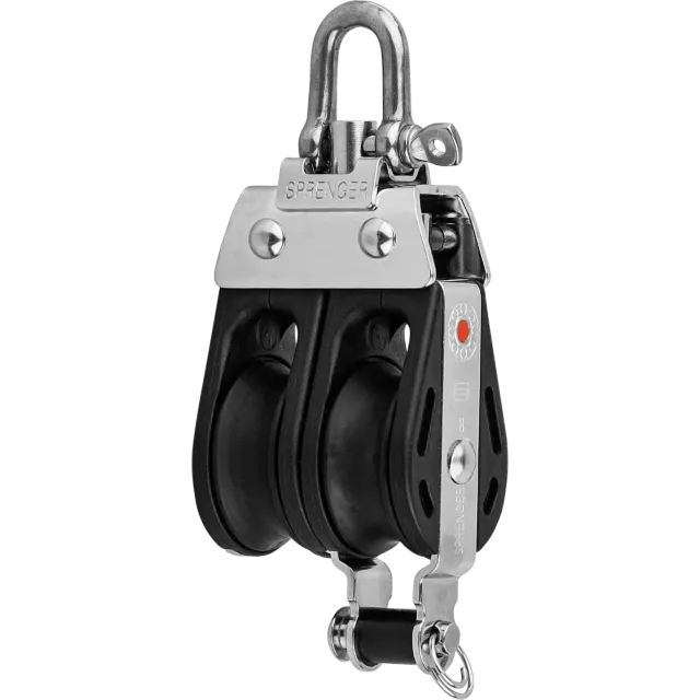 Herm Sprenger S-Block 8 mm blok 2-schijfs kogellager wervel
