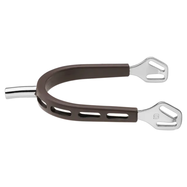 HS Sprenger Ultra Fit Brown Grip sporen 25mm plat