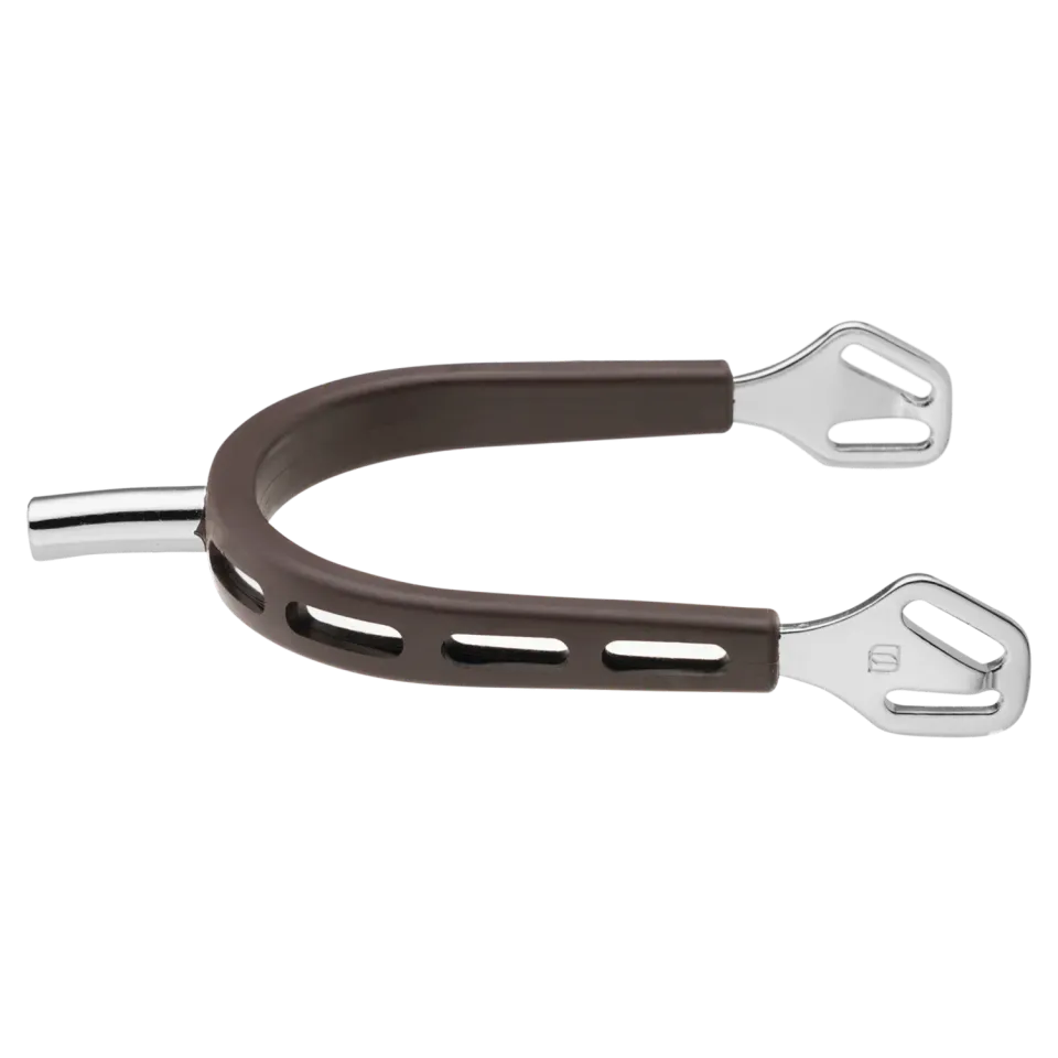HS Sprenger Ultra Fit Brown Grip sporen 25mm plat