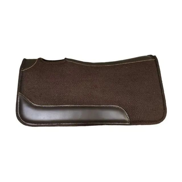 TuffRider Nomad western zadelpad vilt 24x24 zwart bruin