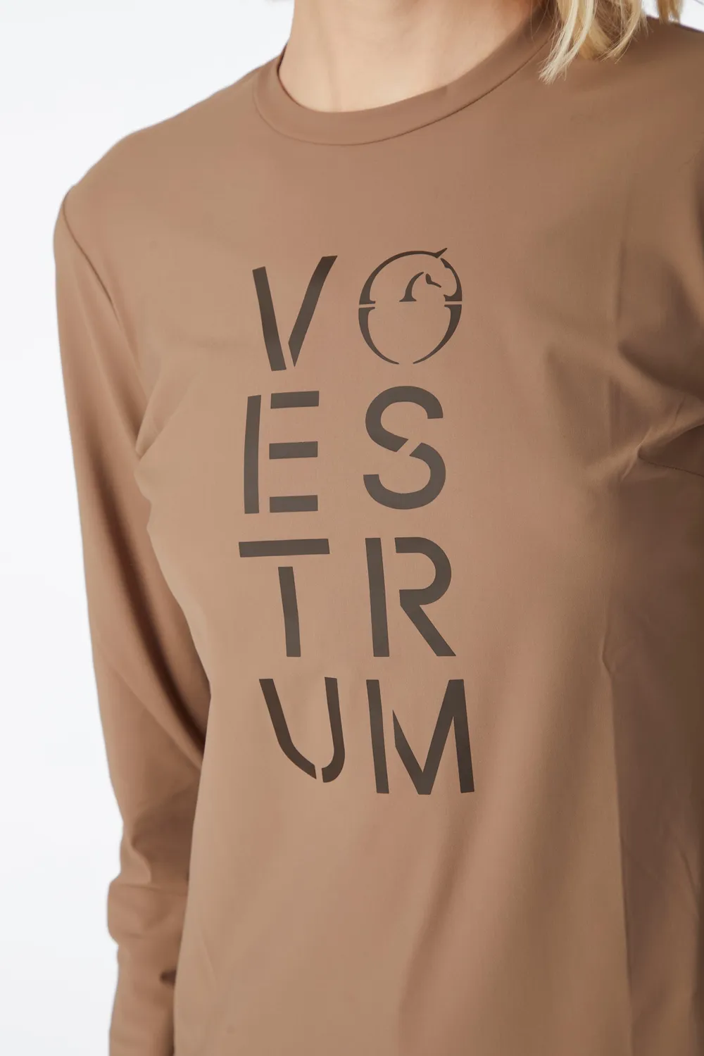 Vestrum Namur trainingsshirt dames ronde hals zwart