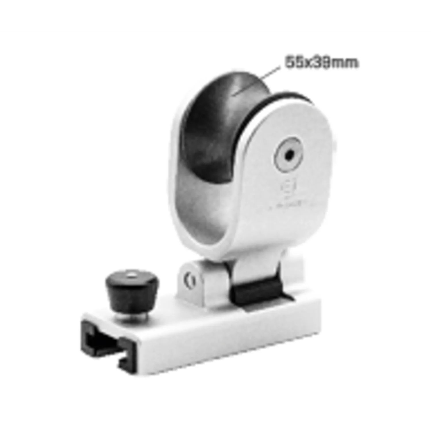 HS Sprenger Genuaslede slider 32x6 mm alu 1 rol zwart
