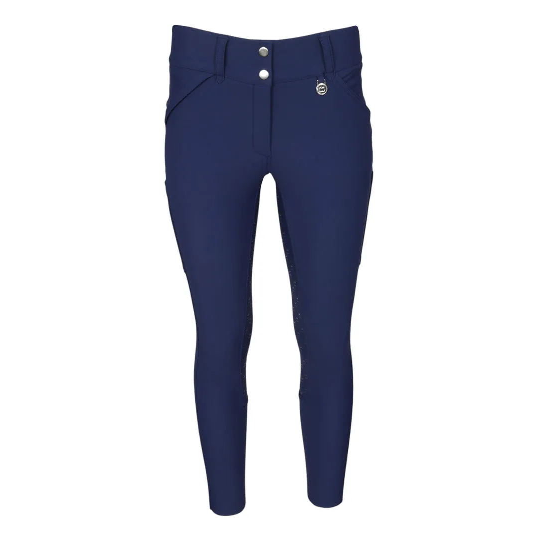 Dapplebay Winter Sport Full Seat rijbroek Navy wintergevoerd