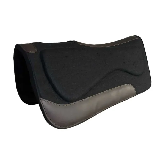 TuffRider Dynamic Ease vilten zadelpad zwart 32x32 3/4 inch